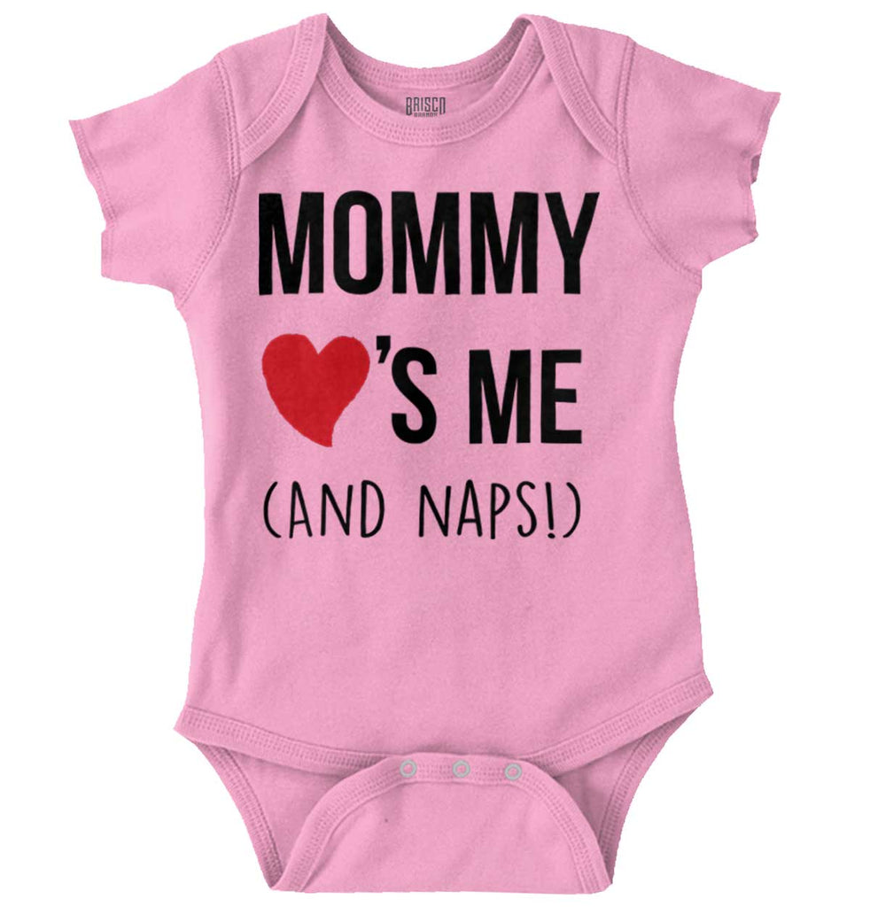 Mommy Loves Me Romper Bodysuit-Direct To Garment Print-Brisco Baby