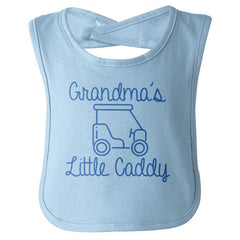 Grandma's Little Caddy Infant Baby Bib-Direct To Garment Print-Brisco Baby