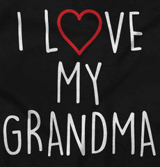 Love My Grandma Infant Baby Bib-Direct To Garment Print-Brisco Baby