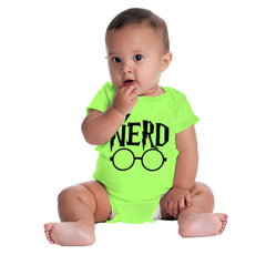 Nerd Harry Potter Romper Bodysuit-Direct To Garment Print-Brisco Baby
