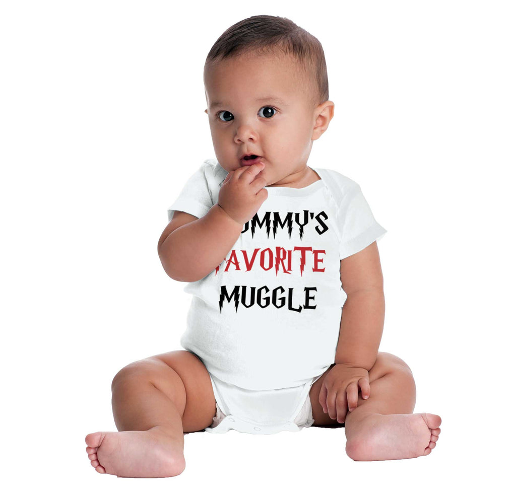 Mommy's Favorite Muggle Romper Bodysuit-Direct To Garment Print-Brisco Baby