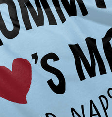 Mommy Loves Me Infant Baby Bib-Direct To Garment Print-Brisco Baby