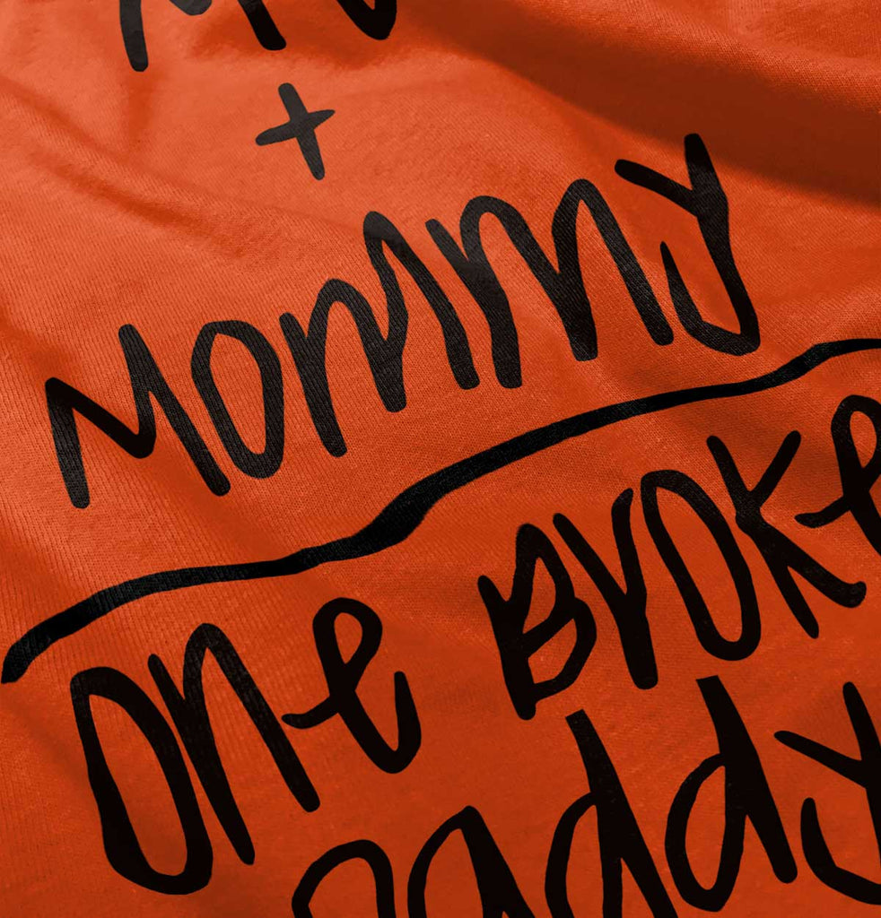 One Broke Daddy Infant Toddler T Shirt-Direct To Garment Print-Brisco Baby