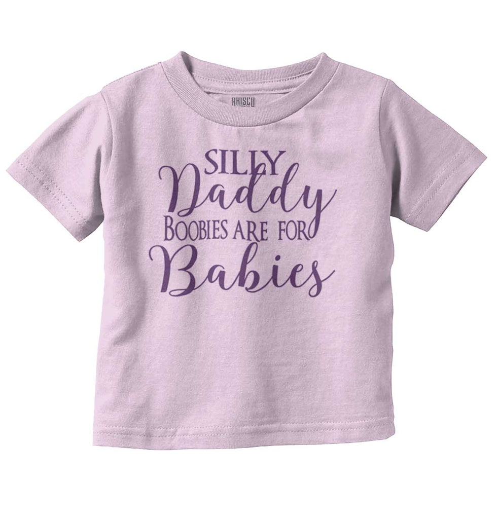 Boobies For Babies Infant Toddler T Shirt-Direct To Garment Print-Brisco Baby