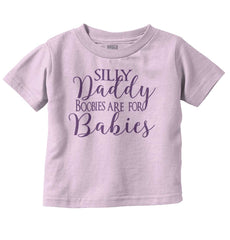 Boobies For Babies Infant Toddler T Shirt-Direct To Garment Print-Brisco Baby