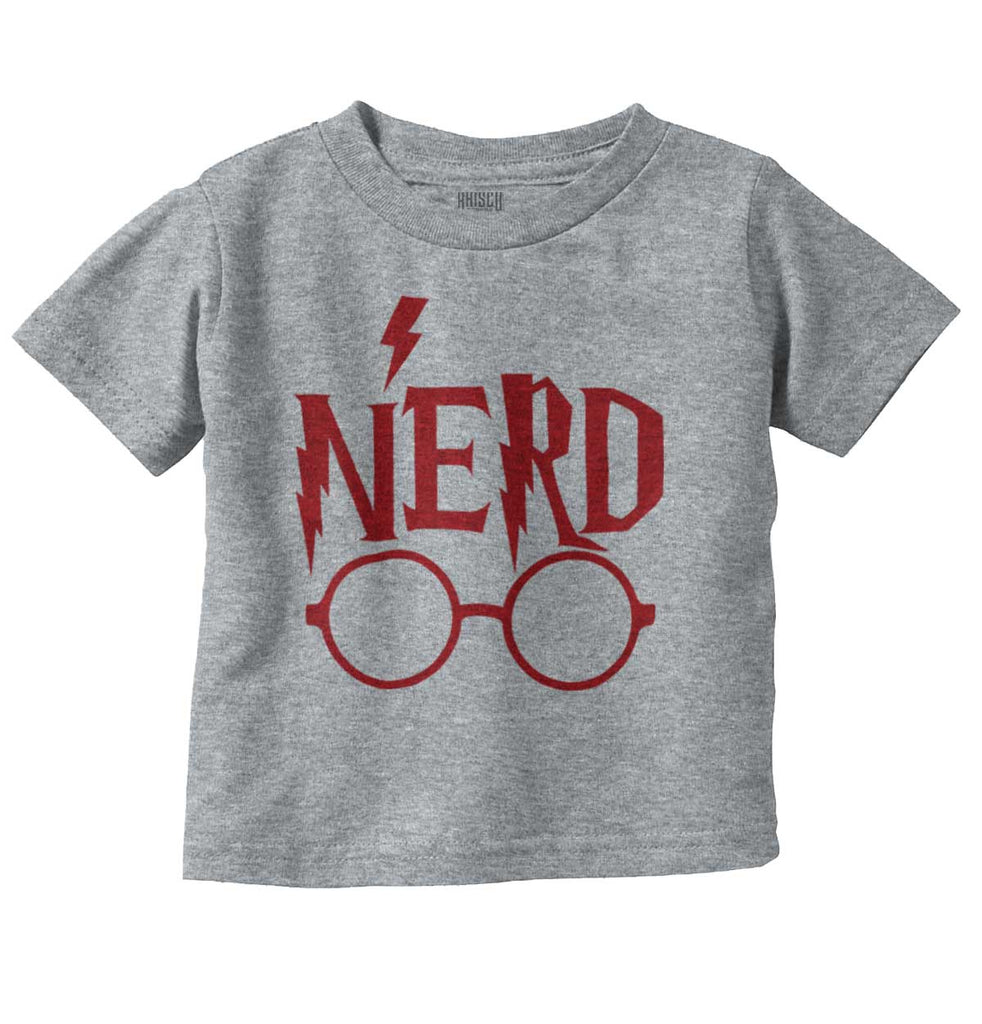Nerd Harry Potter Infant Toddler T Shirt-Direct To Garment Print-Brisco Baby