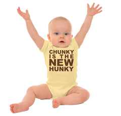 New Hunky Romper Bodysuit-Direct To Garment Print-Brisco Baby