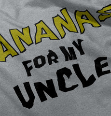 Bananas For Uncle Romper Bodysuit-Direct To Garment Print-Brisco Baby