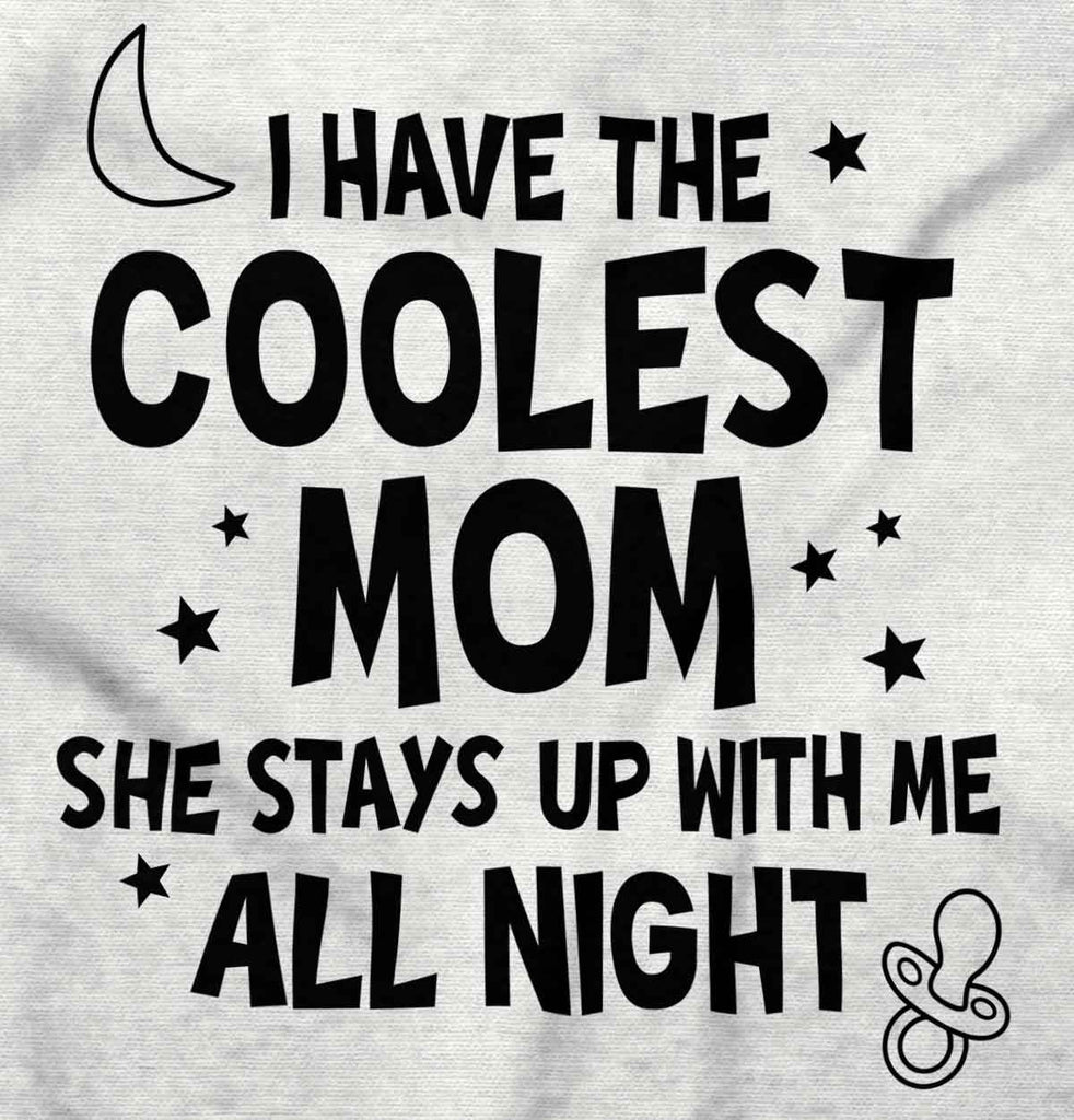 Coolest Mom Romper Bodysuit-Direct To Garment Print-Brisco Baby