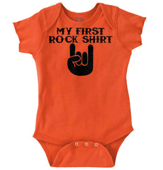 Rock Shirt Romper Bodysuit-Direct To Garment Print-Brisco Baby