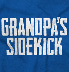 Grandpa's Sidekick Solid Baby Pajama Top-Direct To Garment Print-Brisco Baby