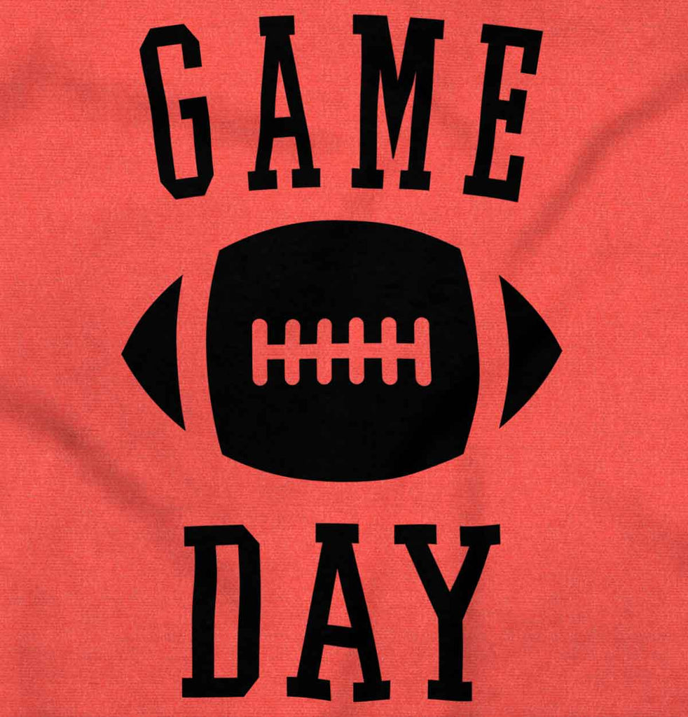 Game Day Football Romper Bodysuit-Direct To Garment Print-Brisco Baby