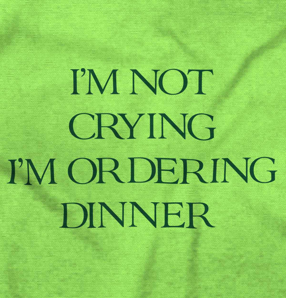 I'm Not Crying Romper Bodysuit-Direct To Garment Print-Brisco Baby