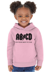 AB CD Toddler Pullover Hoodie-Direct To Garment Print-Brisco Baby