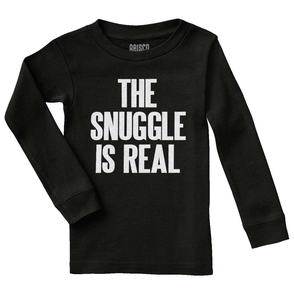 Snuggle Is Real Solid Baby Pajama Top-Direct To Garment Print-Brisco Baby