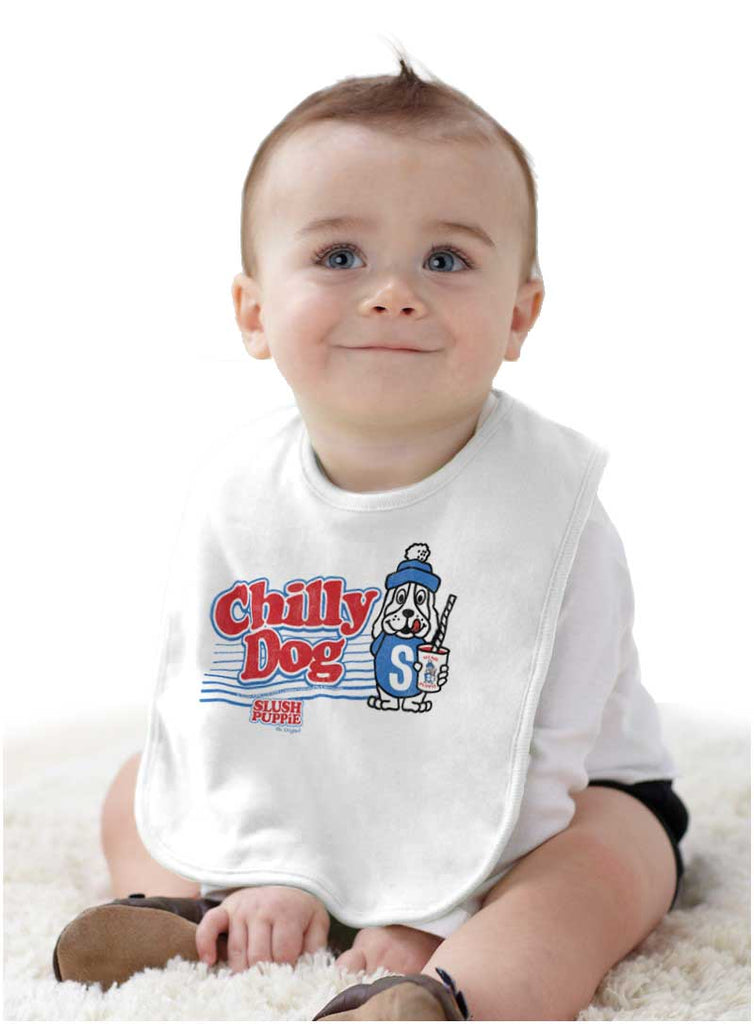 Chilly Dog Infant Baby Bib-Direct To Garment Print-Brisco Baby