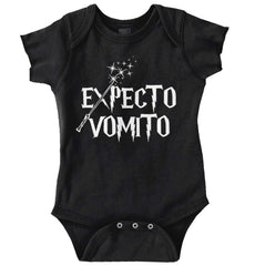 Expecto Vomito Romper Bodysuit-Direct To Garment Print-Brisco Baby