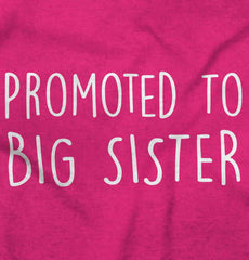 Promoted To Big Sister Infant Toddler T Shirt-Direct To Garment Print-Brisco Baby