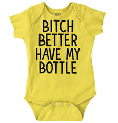 My Bottle Romper Bodysuit-Direct To Garment Print-Brisco Baby