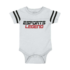 Sports Legend Professional Gamer Football Romper Bodysuit-Direct To Garment Print-Brisco Baby
