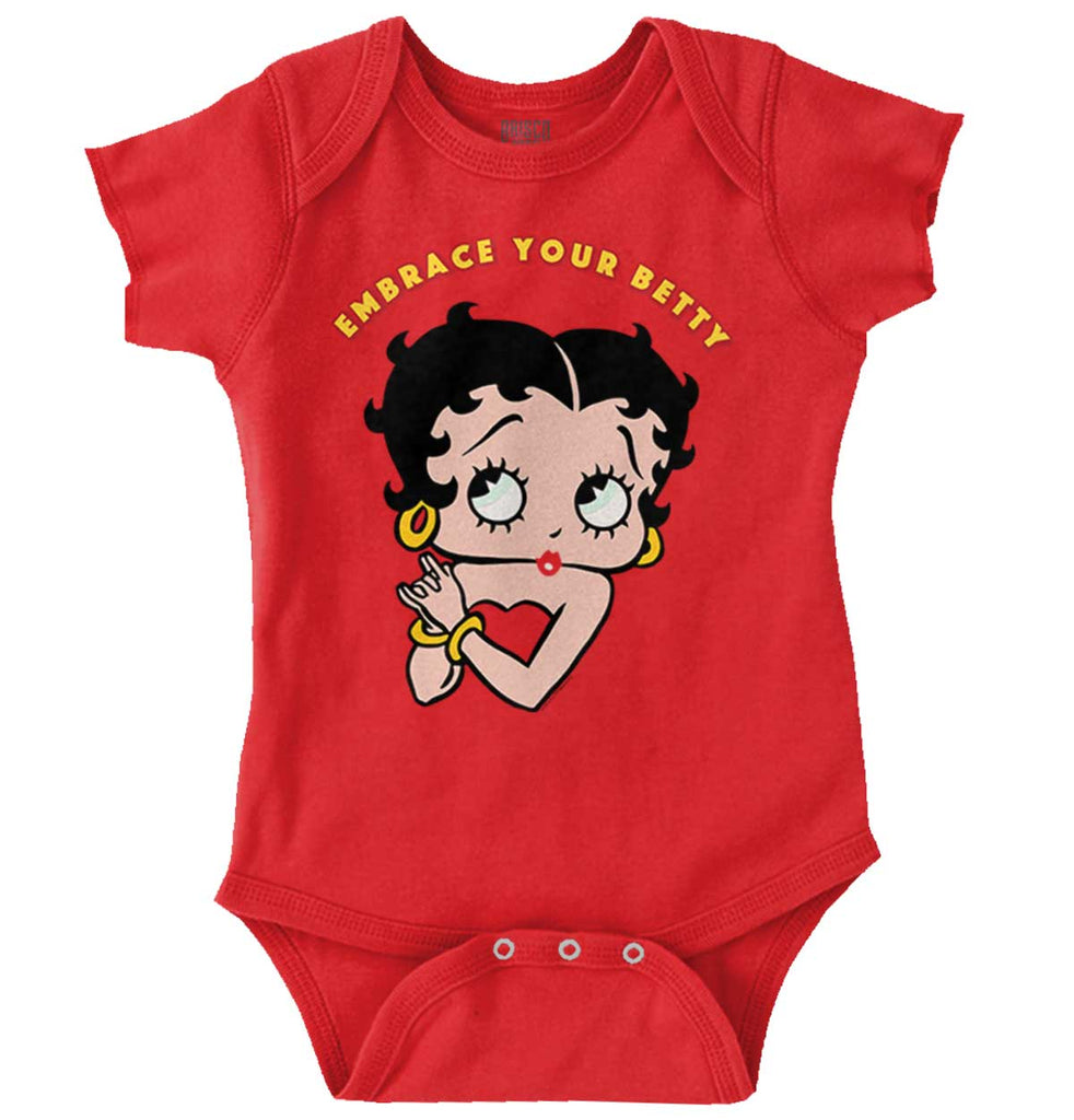 Embrace Your Betty Romper Bodysuit-Direct To Garment Print-Brisco Baby