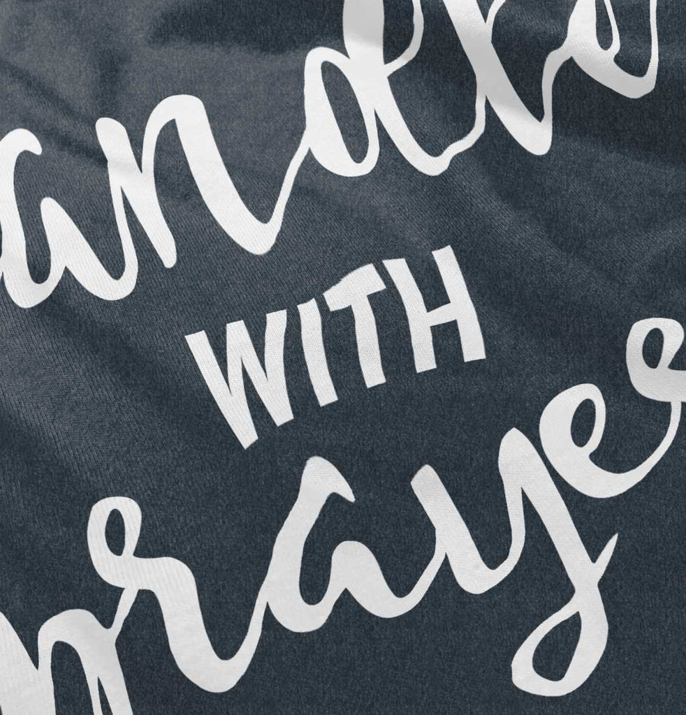 Prayer Care Football Romper Bodysuit-Direct To Garment Print-Brisco Baby