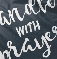 Prayer Care Football Romper Bodysuit-Direct To Garment Print-Brisco Baby