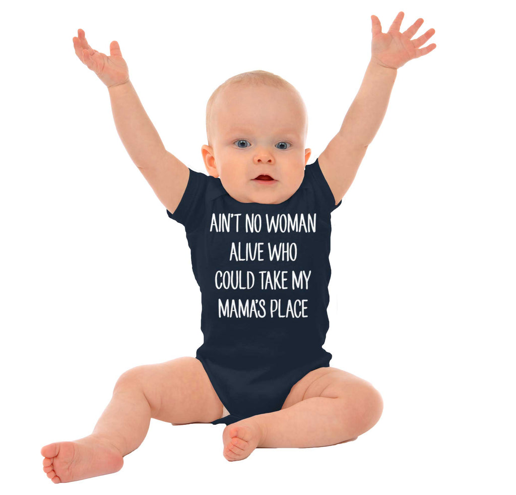 Ain't No Woman Romper Bodysuit-Direct To Garment Print-Brisco Baby