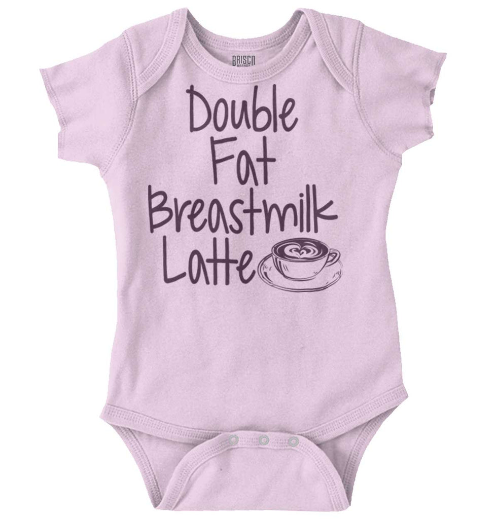 Breastmilk Latte Romper Bodysuit-Direct To Garment Print-Brisco Baby
