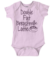 Breastmilk Latte Romper Bodysuit-Direct To Garment Print-Brisco Baby