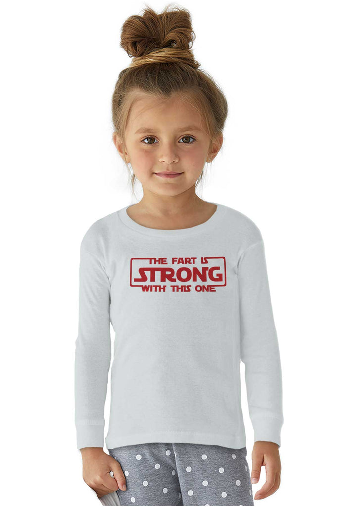 Fart Is Strong Solid Baby Pajama Top-Direct To Garment Print-Brisco Baby