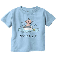 Crying Bath Infant Toddler T Shirt-Direct To Garment Print-Brisco Baby