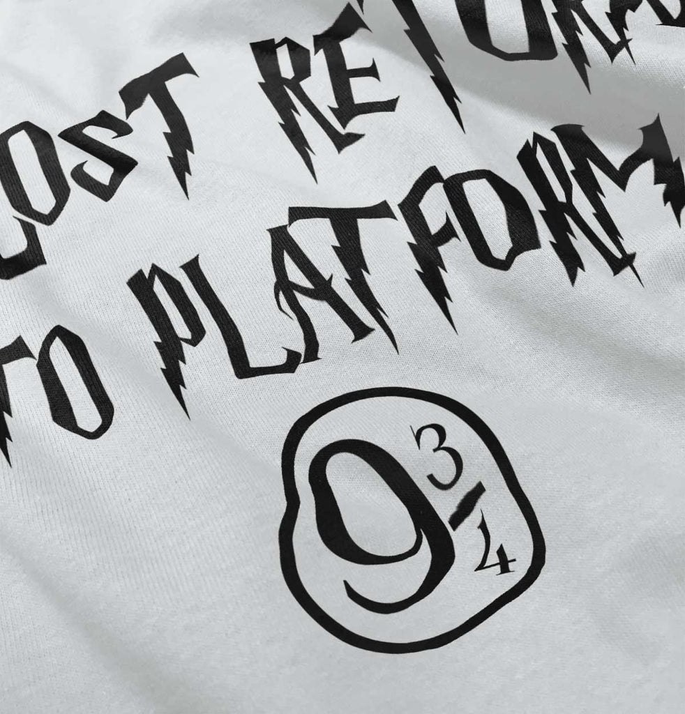 Return Platofrm 9 3/4 Infant Toddler T Shirt-Direct To Garment Print-Brisco Baby