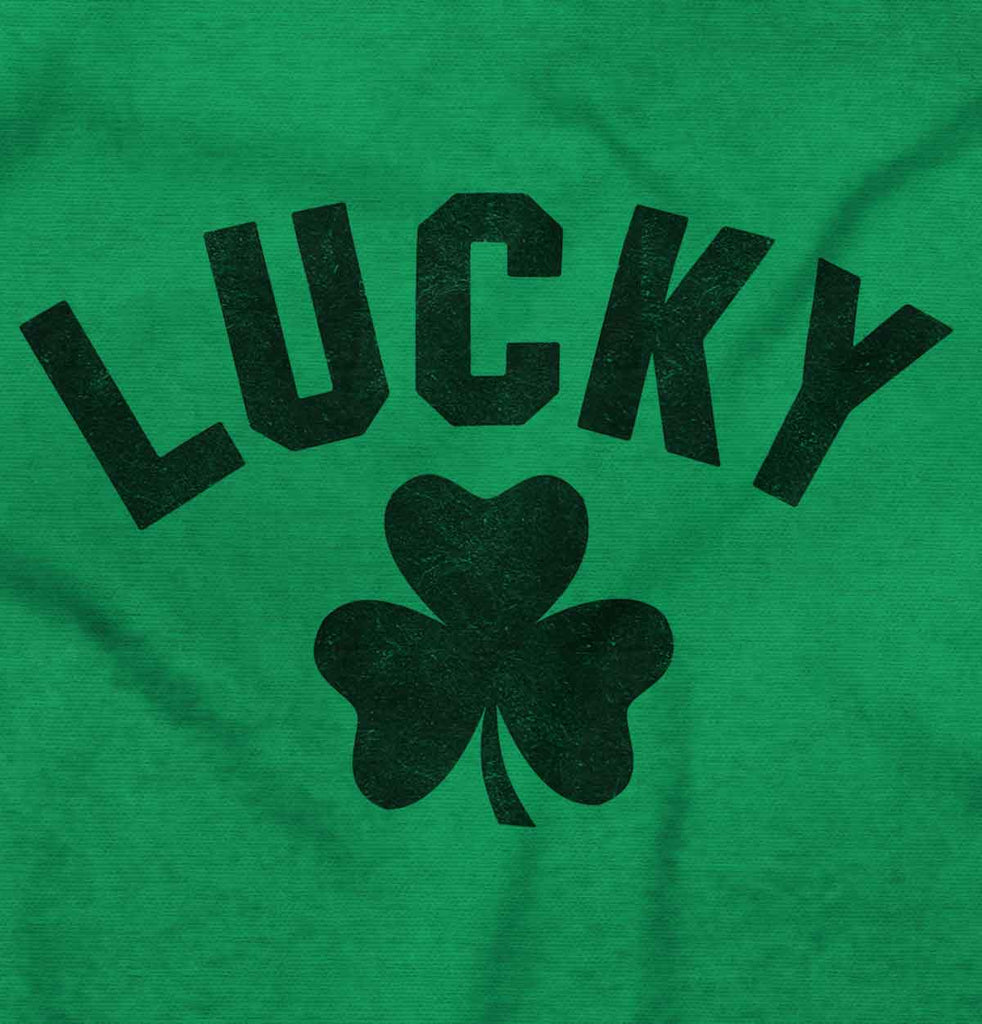 Lucky Shamrock Romper Bodysuit-Direct To Garment Print-Brisco Baby