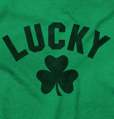 Lucky Shamrock Romper Bodysuit-Direct To Garment Print-Brisco Baby