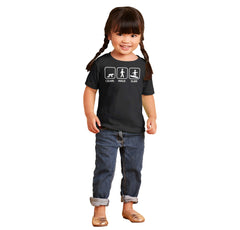 Crawl Walk Surf Infant Toddler T Shirt-Direct To Garment Print-Brisco Baby