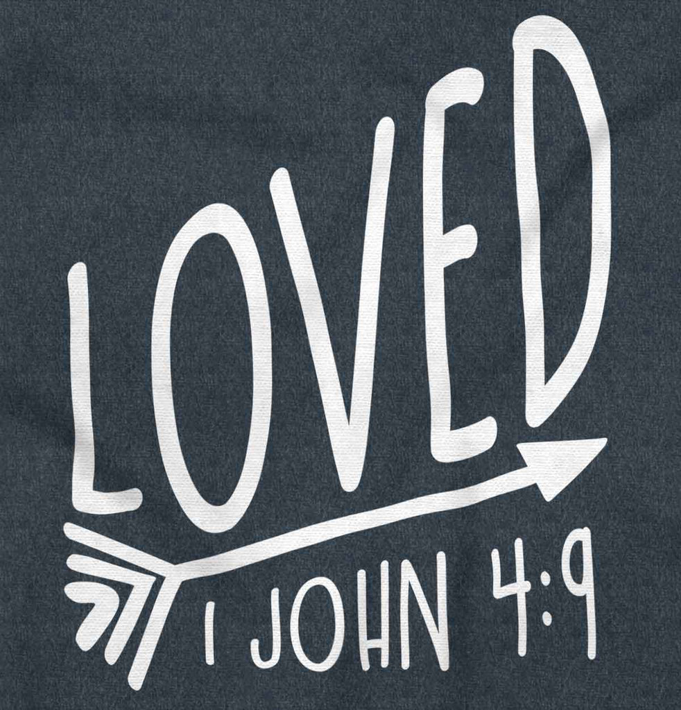 Loved Football Romper Bodysuit-Direct To Garment Print-Brisco Baby