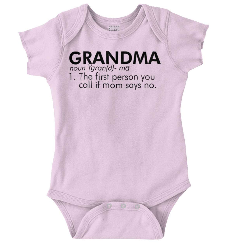 Grandma Defined Romper Bodysuit-Direct To Garment Print-Brisco Baby