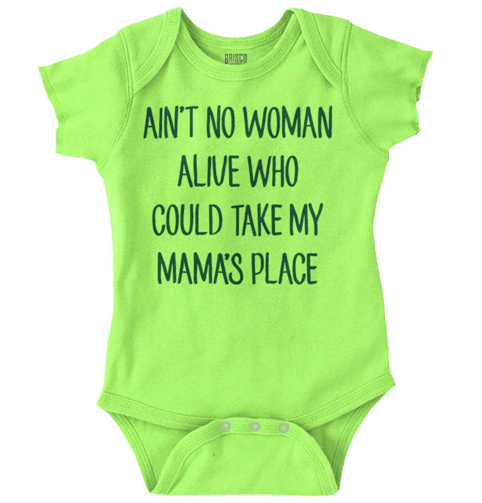Ain't No Woman Romper Bodysuit-Direct To Garment Print-Brisco Baby