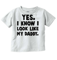 Look Like Daddy Infant Toddler T Shirt-Direct To Garment Print-Brisco Baby
