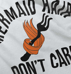 Mermaid Hair Infant Baby Bib-Direct To Garment Print-Brisco Baby