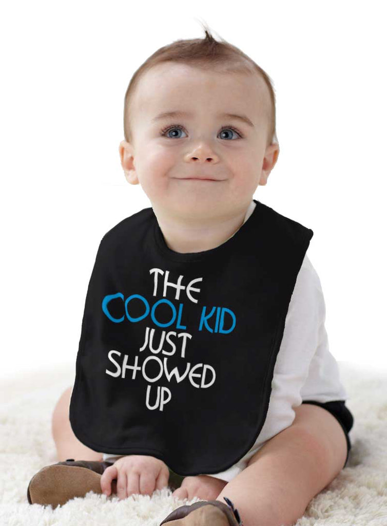 Cool Kid Infant Baby Bib-Direct To Garment Print-Brisco Baby