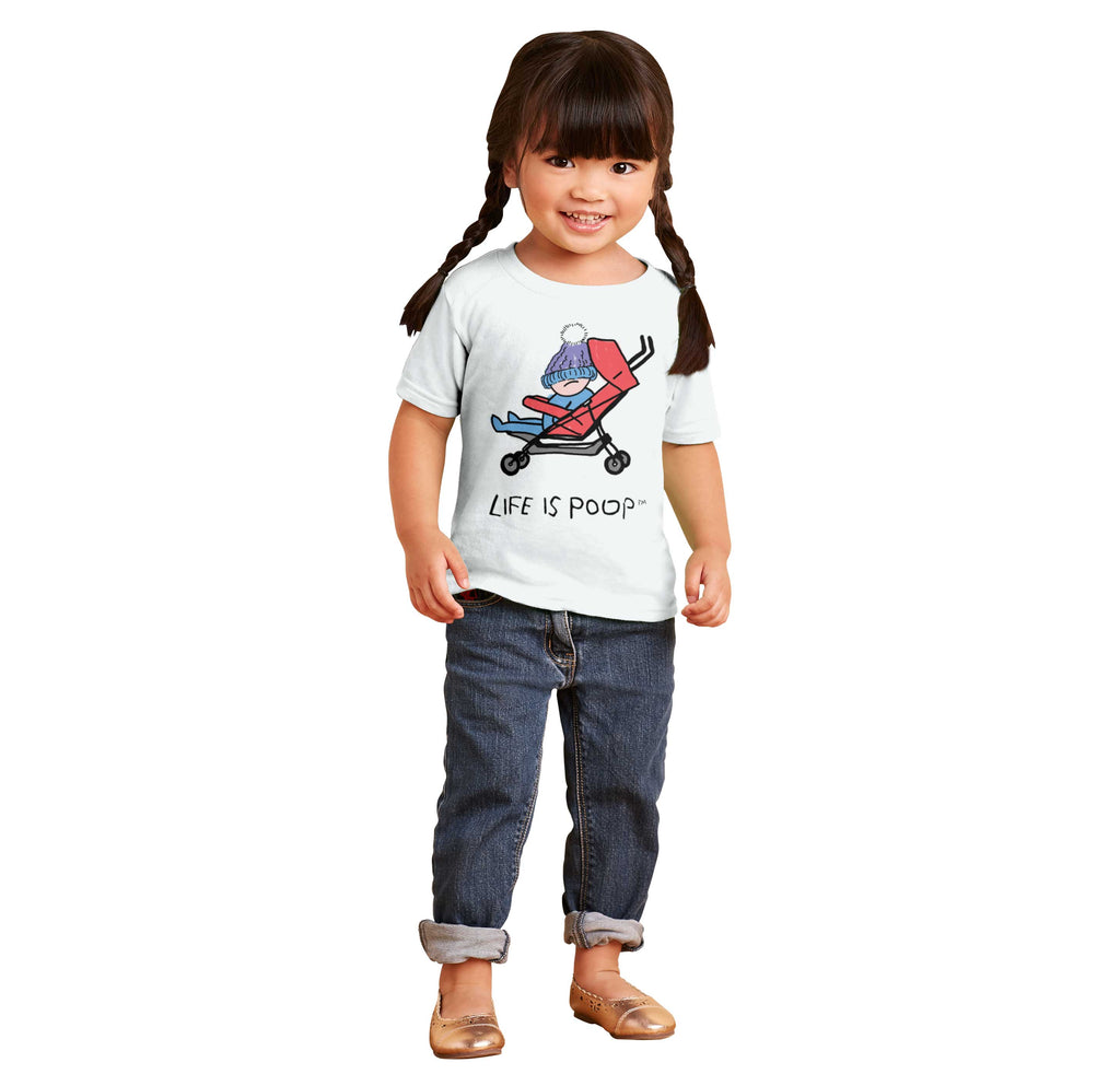 Winter Stroller Infant Toddler T Shirt-Direct To Garment Print-Brisco Baby