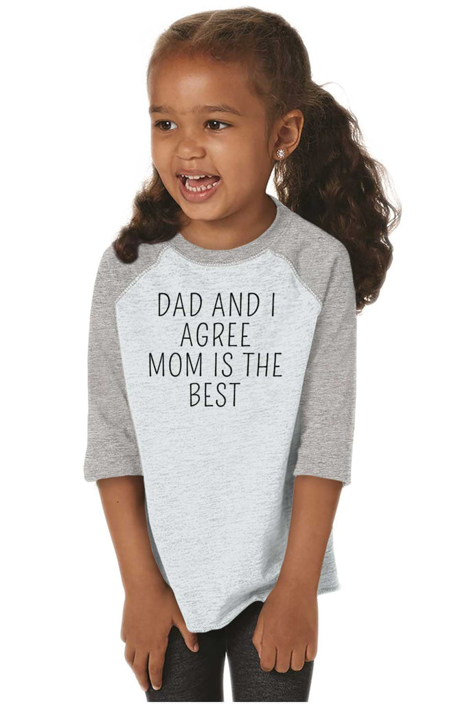 Mom Is Best Toddler Baseball-Direct To Garment Print-Brisco Baby