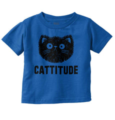 Cattitude Infant Toddler T Shirt-Direct To Garment Print-Brisco Baby
