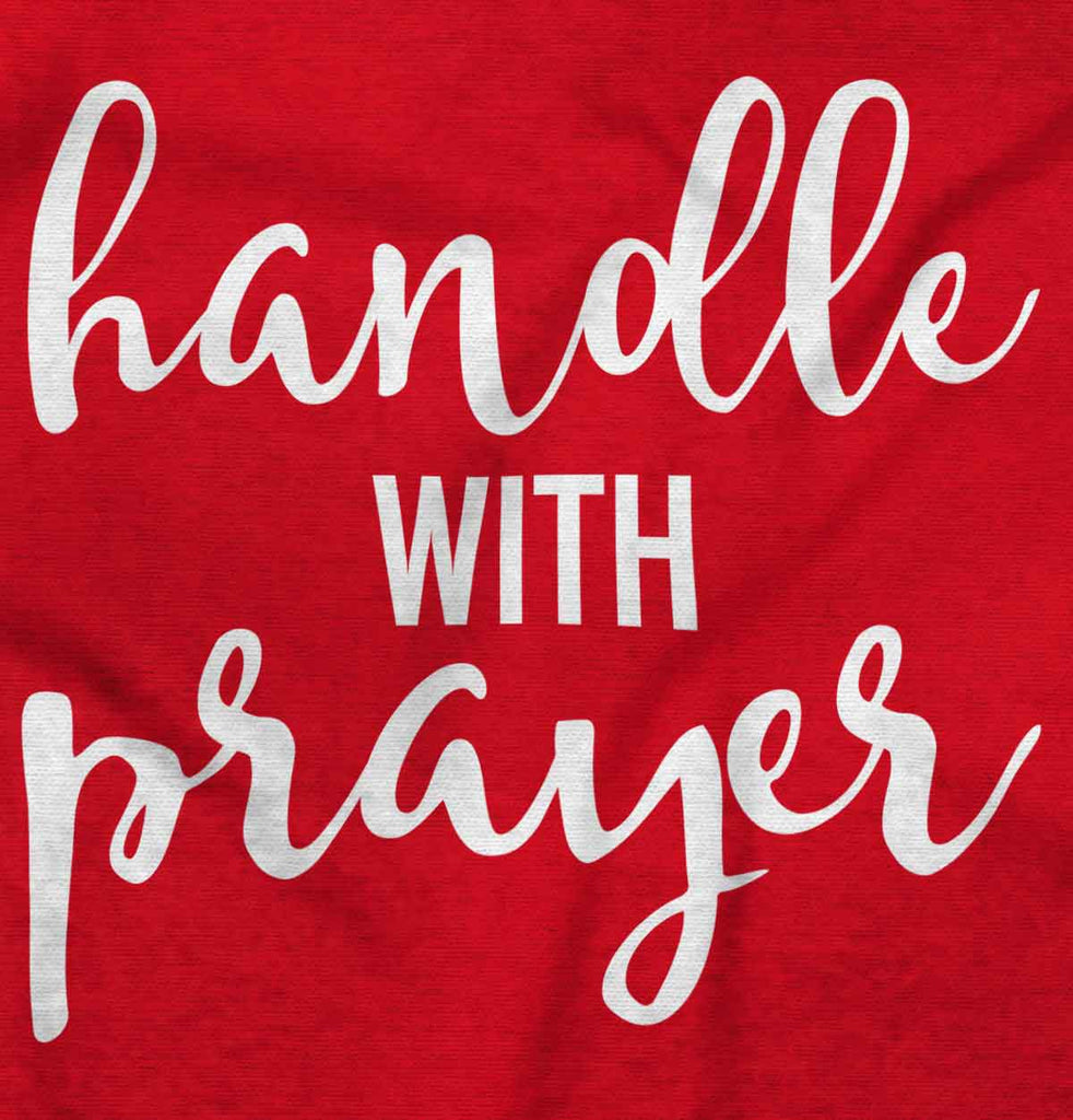 Prayer Care Ringer Romper Bodysuit-Direct To Garment Print-Brisco Baby