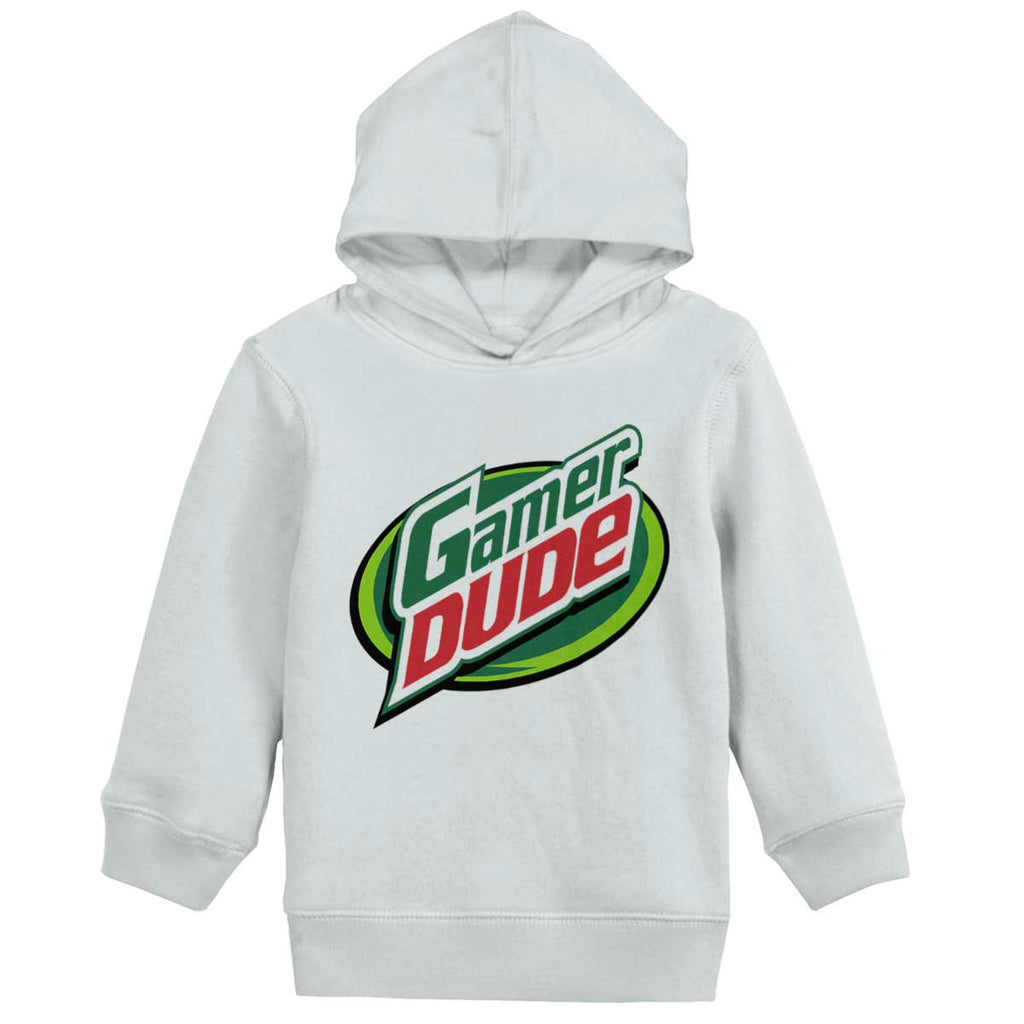 Gamer Dude Video Gaming Geek Toddler Pullover Hoodie-Direct To Garment Print-Brisco Baby