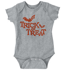 Trick or Treat Bats Romper Bodysuit-Direct To Garment Print-Brisco Baby