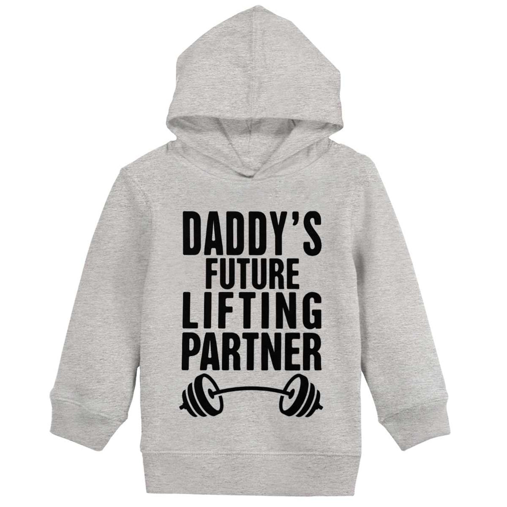 Lifting Partner Toddler Pullover Hoodie-Direct To Garment Print-Brisco Baby