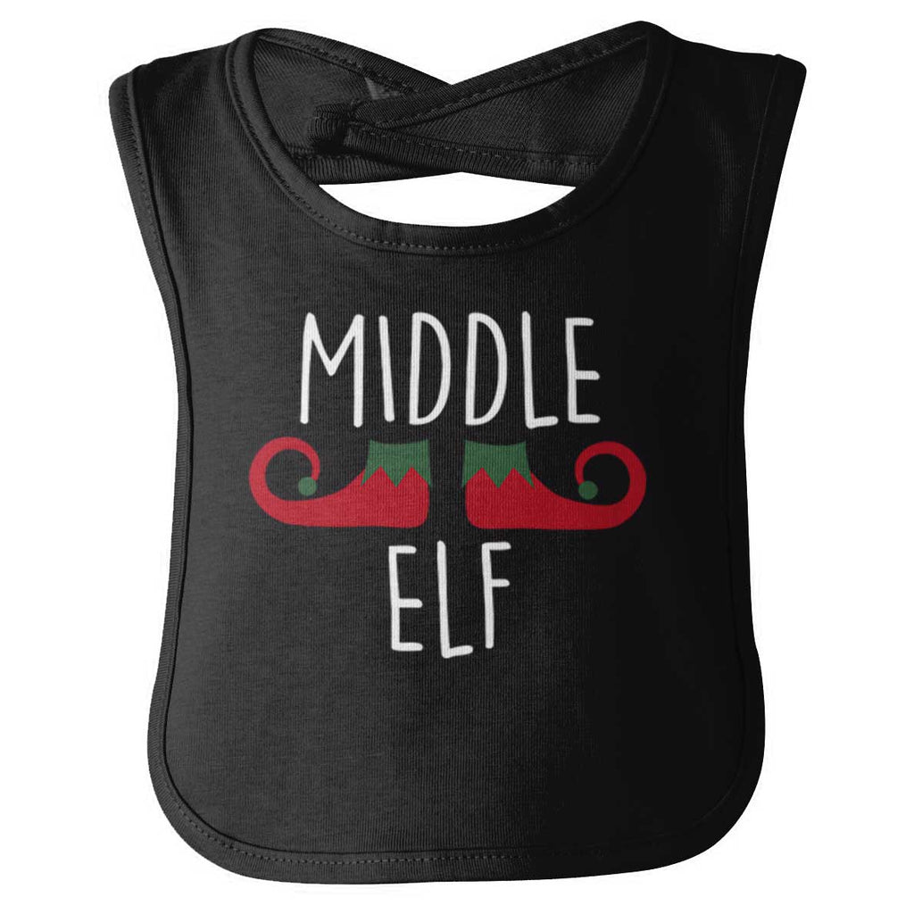 Middle Elf Infant Baby Bib-Direct To Garment Print-Brisco Baby